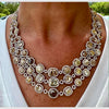 Designer Sophia D Multi Natural Color Diamond and White Diamond Platinum/18K Yellow Gold Necklace