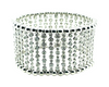 Diamond and 18K White Gold Stretch Bracelet