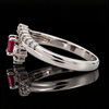 Estate Ruby & Diamond Platinum Ring