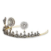Rare Italian Aristocrat Victorian 24.71cttw Silver and Gold Convertible Necklace/Tiara