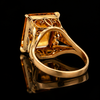 Estate English 5.50ct. Citrine 18KT Yellow Gold Ring