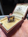 Emerald Cut Ametrine, Diamond and 18K White Gold Statement Ring