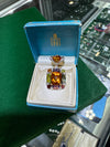Bellarri Multi Color Gemstone, Diamond and 18K Yellow Gold Pendant
