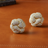 Estate 10.00cttw Diamond 18k Yellow Gold Earring