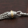 Estate David Yurman 1.75cttw Diamond Multi Strand 18k Yellow Gold and Silver Necklace
