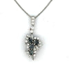 Estate Natural Color Change Alexandrite and Diamond Platinum Necklace