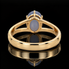 Estate Star Sapphire 14K Yellow Gold Ring