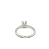 Diamond and 14K White Gold Solitaire Ring