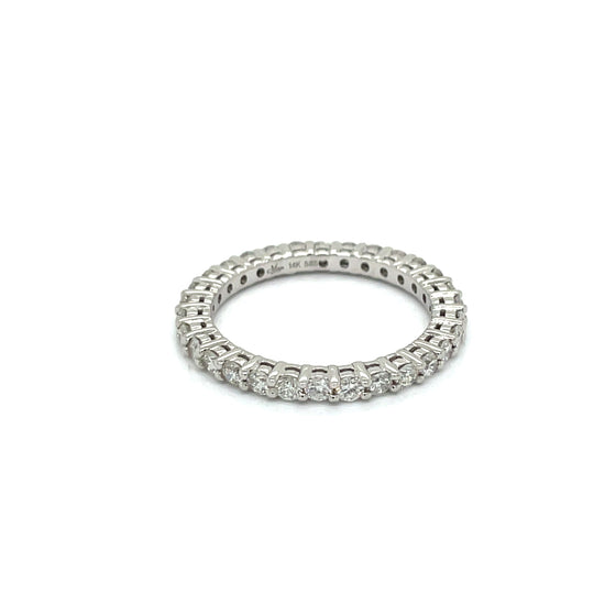 Maya Lianna 1.03 Ctw. Diamond and 14K White Gold Eternity Band