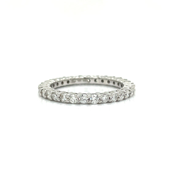 Maya Lianna 1.03 Ctw. Diamond and 14K White Gold Eternity Band