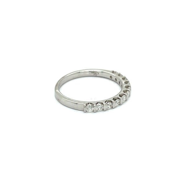 Maya Lianna 0.38 Ctw. Diamond and 14K White Gold Wedding Band