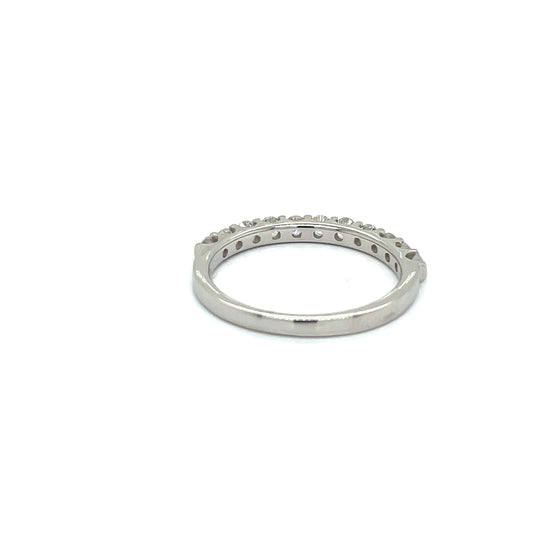 Maya Lianna 0.38 Ctw. Diamond and 14K White Gold Wedding Band