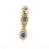 Beverly K Sapphire, Diamond and 14K Yellow Gold Dangle Earrings
