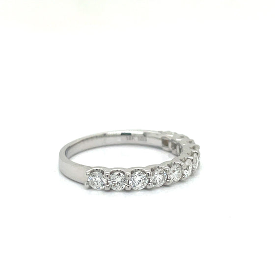 Maya Lianna 0.74 Ctw. Diamond and 14K White Gold Anniversary Band