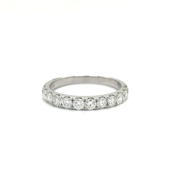 Maya Lianna 0.74 Ctw. Diamond and 14K White Gold Wedding Band