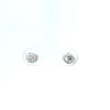 Diamond and 14K White Gold Stud Earrings