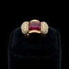 Estate Italian 1.50 cttw Diamond 2.01 ct Tourmaline Designer Ring 14532