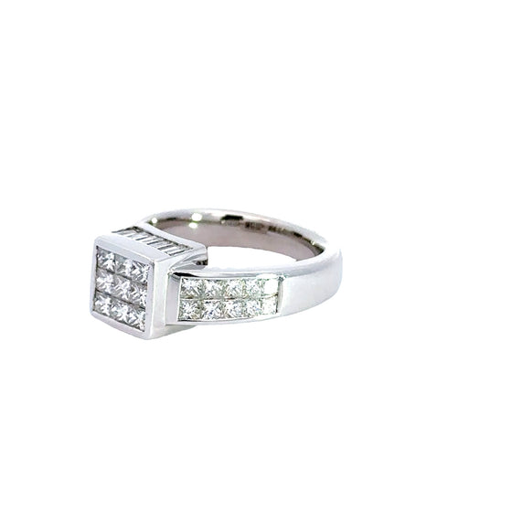 Clyde Duneier 2.0 ctw Diamond and 14K White Gold Ring
