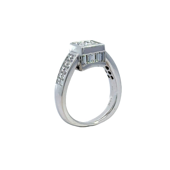 Clyde Duneier 2.0 ctw Diamond and 14K White Gold Ring