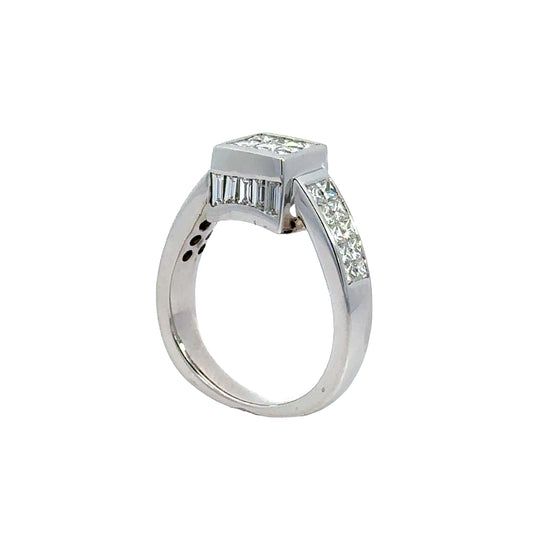 Clyde Duneier 2.0 ctw Diamond and 14K White Gold Ring