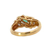 Estate Designer Aurum .37 ct Emerald and Diamond Ring 13790