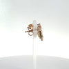 Designer Maya Lianna 3.07 cttw Natural Fancy Brownish Yellow Diamond (GIA) 14K Rose Gold Earrings 14745