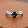 Designer Verragio 1.10 ct Sapphire Diamond Platinum Ring 14765
