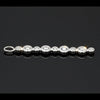 Italian Manufacturer Custom Made 10 Stone .25 cttw Diamond 18kt. White Gold Pendant