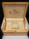 Estate Cuervo Y Sobrinos  Habana "Esplendidos" No. 02412/2-7727 18K Yellow Gold Diamond Watch (Leather Strap)