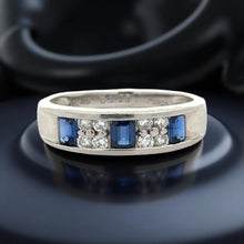  Fine Sapphire and Diamond Ring