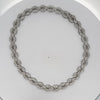 USA Designer ADJ 12.00cttw Diamond 18K White Gold Necklace