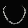 USA Designer ADJ 12.00cttw Diamond 18K White Gold Necklace