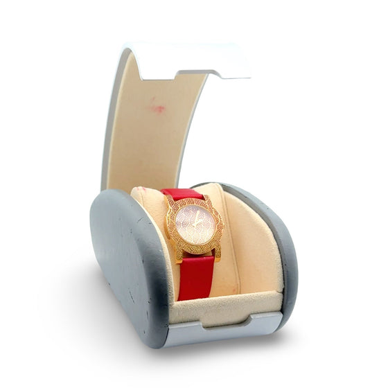 Limited Edition Rare #1 of 2 Carl F. Bucherer Pathos Diva Pink Sapphire & Diamond 18K Yellow Gold Watch MSRP $63,000