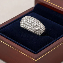  Fashionista Diamond and 18K White Gold Pave Ring