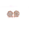 Maya Lianna Diamond and 14K Rose Gold Cluster Earrings