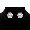 Maya Lianna Diamond and 14K Rose Gold Cluster Earrings