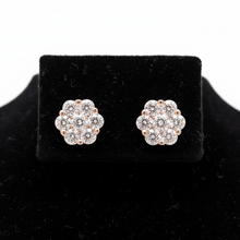  Maya Lianna Diamond and 14K Rose Gold Cluster Earrings