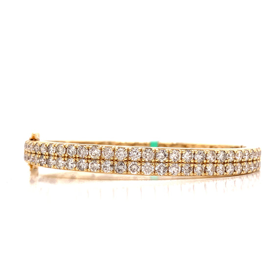 Maya Lianna Diamond and 14K Yellow Gold Bangle