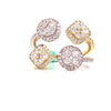 Fashionista Diamond and 18K White and Yellow Gold Ring