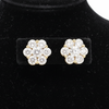 Maya Lianna Diamond and 14K Yellow Gold Cluster Earrings
