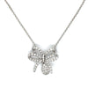 Clyde Duneier Diamond and 14K White Gold Bow Necklace