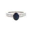 Fashionista 1.25 cttw Sapphire and Diamond Ring 14857