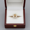 Leo Schachter Natural Fancy Orange Diamond Ring 14892