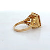 Estate English 5.50ct. Citrine 18KT Yellow Gold Ring
