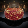 55ctw Ruby 18k Yellow Gold Bangle