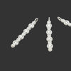 Italian Manufacturer Custom Made 10 Stone .25 cttw Diamond 18kt. White Gold Pendant