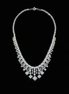 11.70cttw Diamond 18Kt White Gold Necklace
