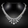 11.70cttw Diamond 18Kt White Gold Necklace