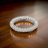 Maya Lianna 1.03 Ctw. Diamond and 14K White Gold Eternity Band
