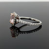 Estate Contemporary Natural Fancy Light Pinkish Purple 1.81ct Diamond Platinum & 18K Rose Gold Ring